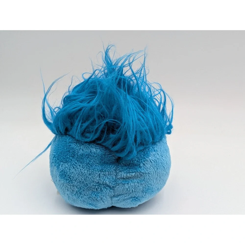 Disney Club Penguin Plush Blue Puffle Round Embroidered Small 4 Inch Stuffed‎